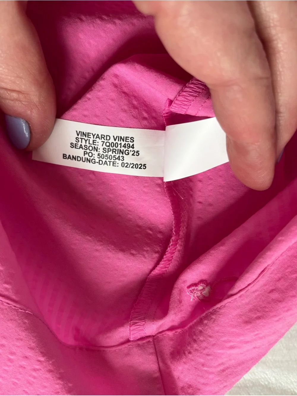 Vineyard Vines Girls Pink Performance Shift Ruffle Dress Flutter Sleeve Size 14